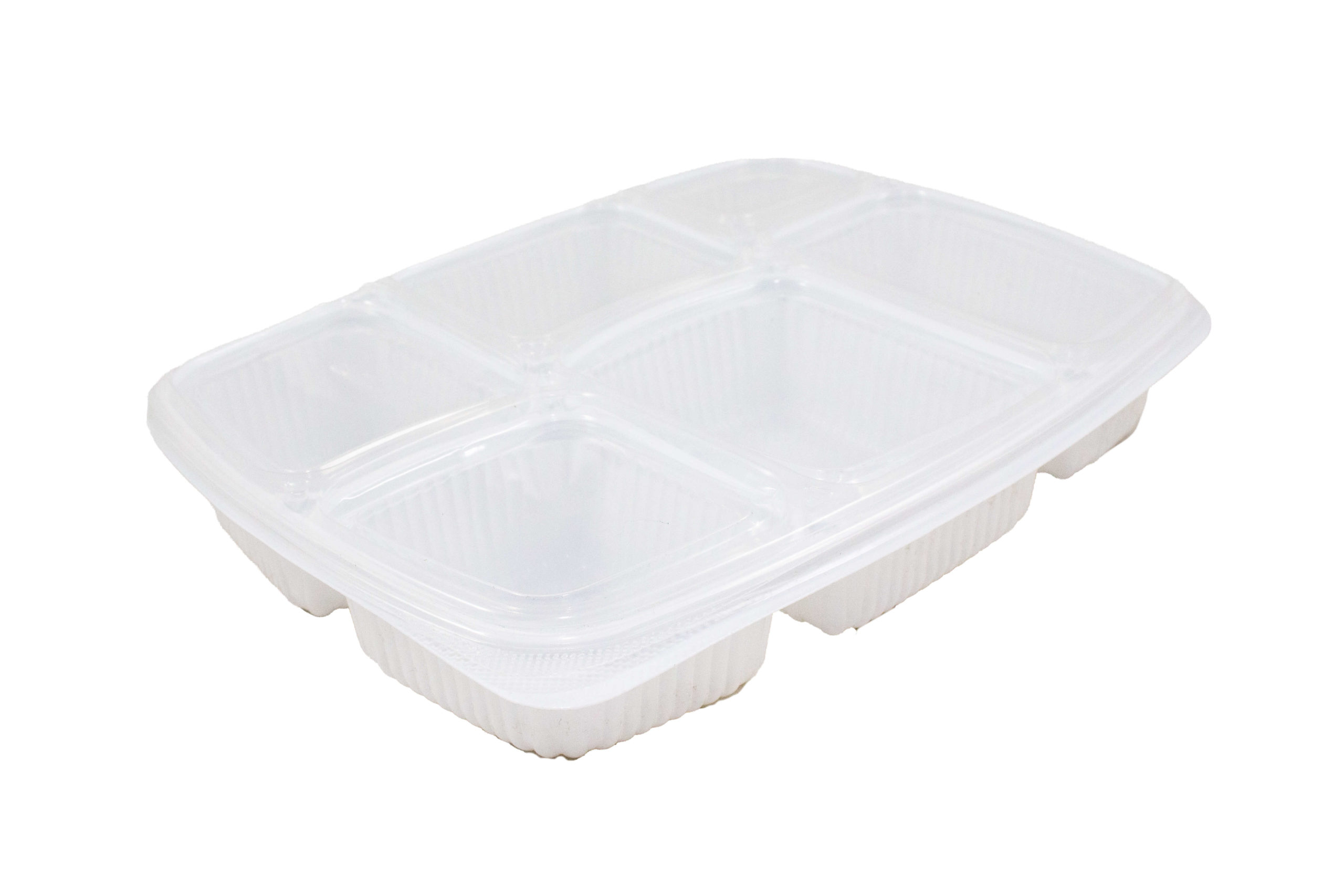 6 COMPARTMENT MEAL TRAY Ambika Packaging